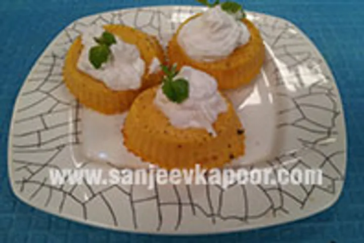 Mango Mint Bread Pudding