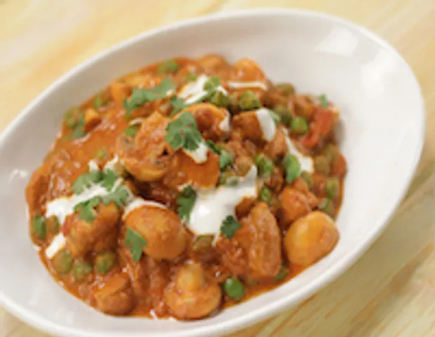 Mushroom Matar Masala