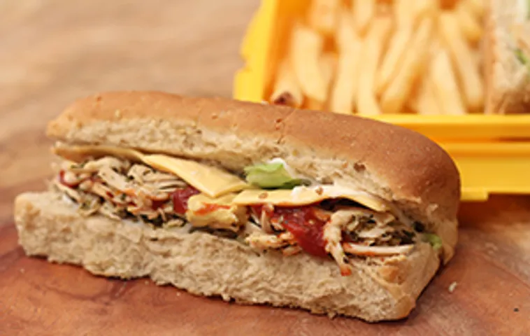 Multigrain Roll with Herbed Chicken