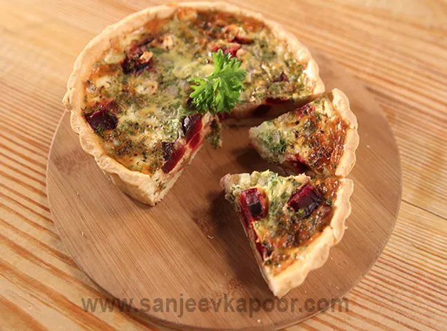 Roasted Beetroot Feta Tart