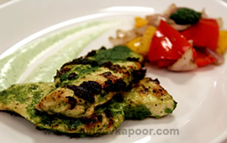 Grilled Pesto Chicken