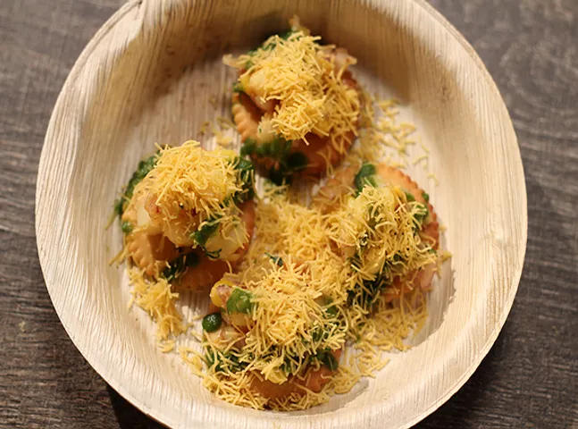 Crispy Biscuit Corn Sev Puri - SK Khazana