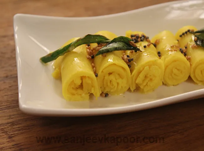 Moong Dal Khandvi
