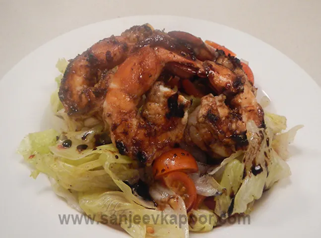 Balsamic Grilled Prawns