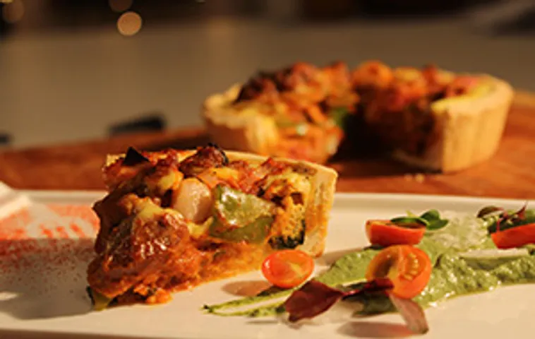 Mutton Do Pyaaza Quiche