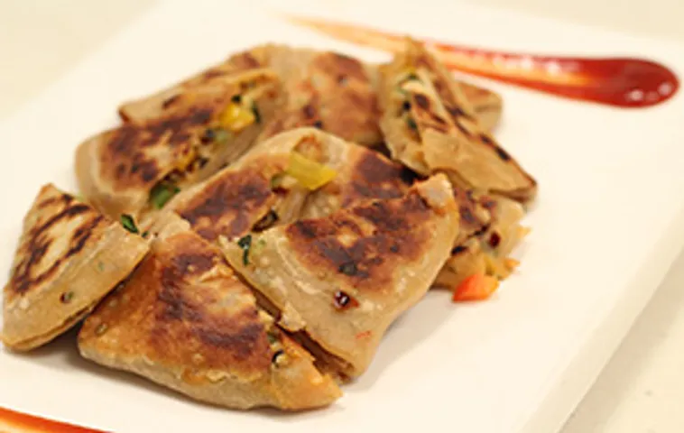 Mini Pizza Parantha