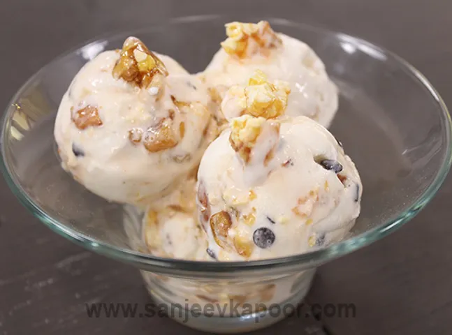 Caramel Nut and Popcorn Ice Cream