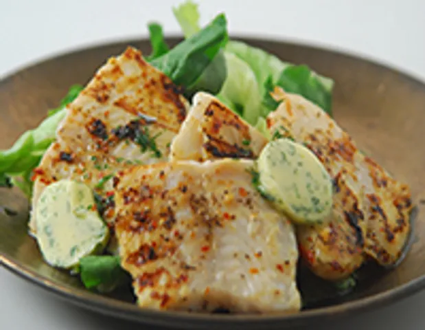 Grilled Fish with Coriander Butter - Cook Smart