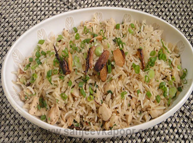 Chicken Burnt Garlic Rice