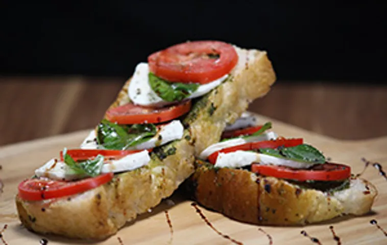 Open Caprese Sandwich