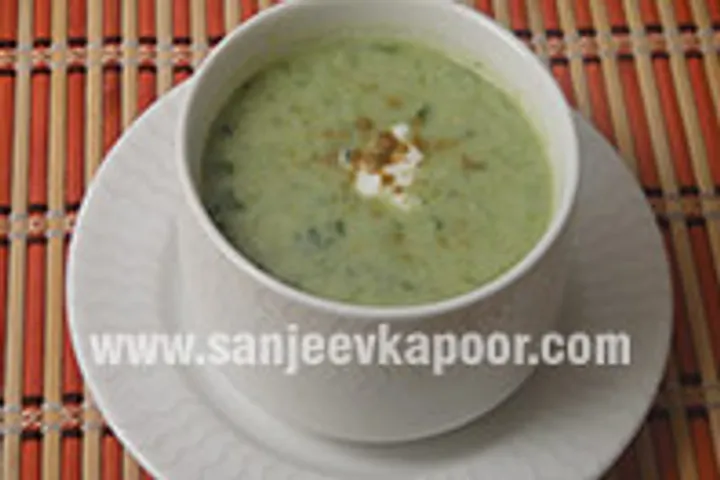 Raw Mango and Green Onion Soup