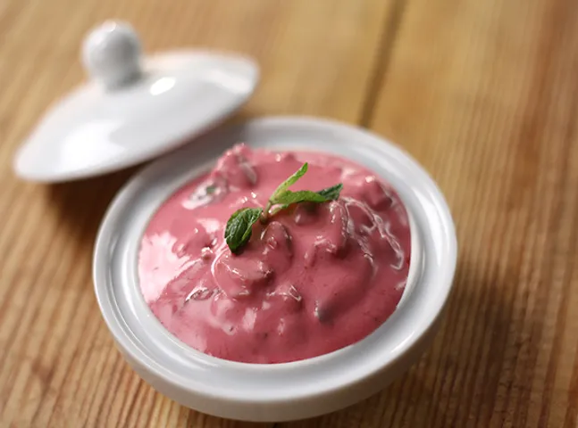 Beetroot & Walnut Raita - SK Khazana