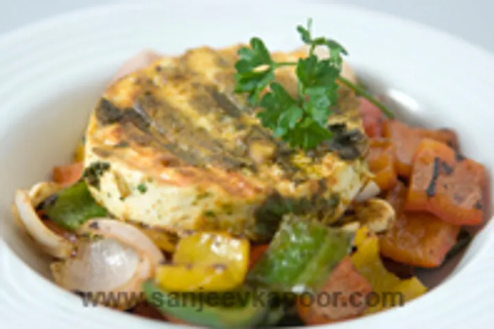 Charmoula Paneer Steaks