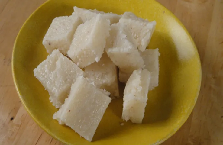 Fresh Nariyal Barfi