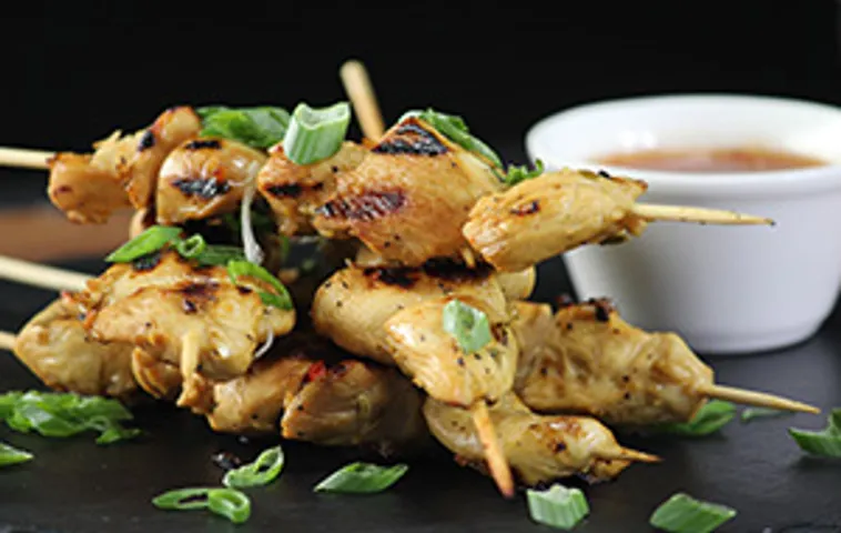 Spicy Caribbean Chicken Skewers