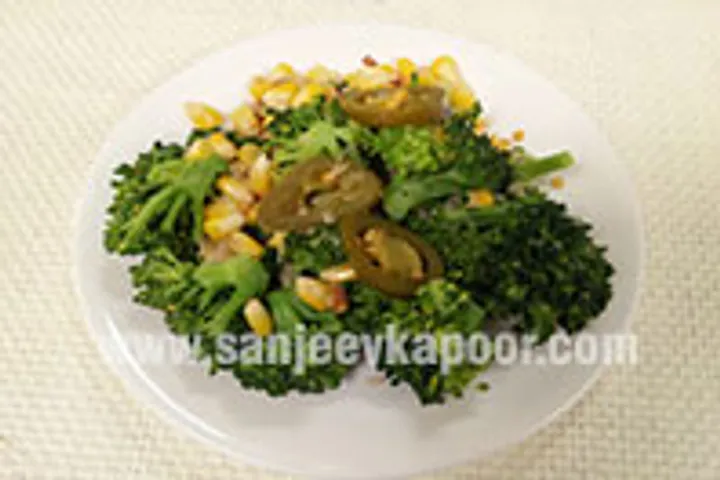 Broccoli Corn Jalapeno Stir Fry