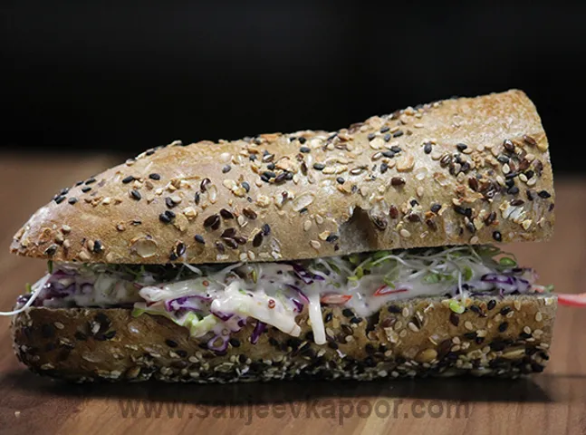 Red Slaw Sandwich