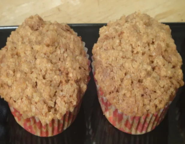 Banana Walnut Crumb Muffins