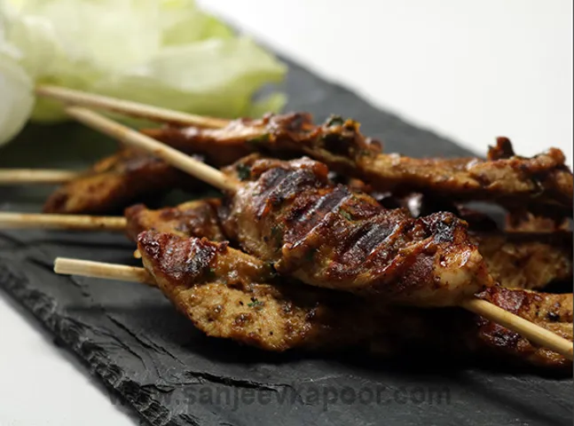 Curried Chicken Satay