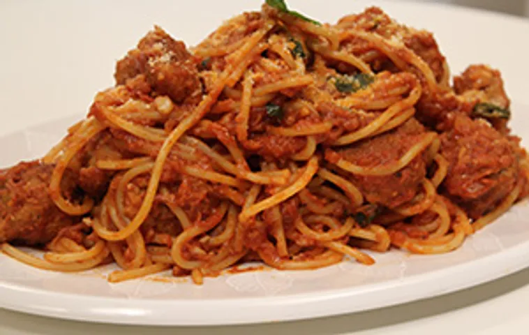 Spaghetti Meatballs