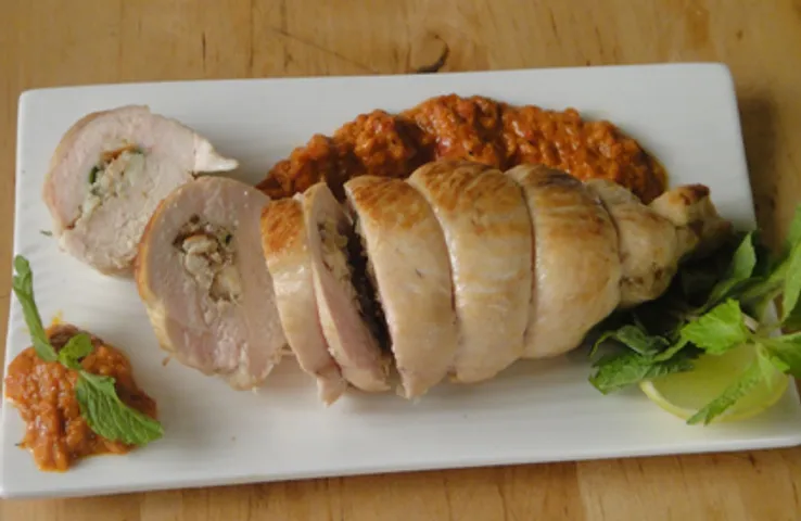 Stuffed Chicken Patiala