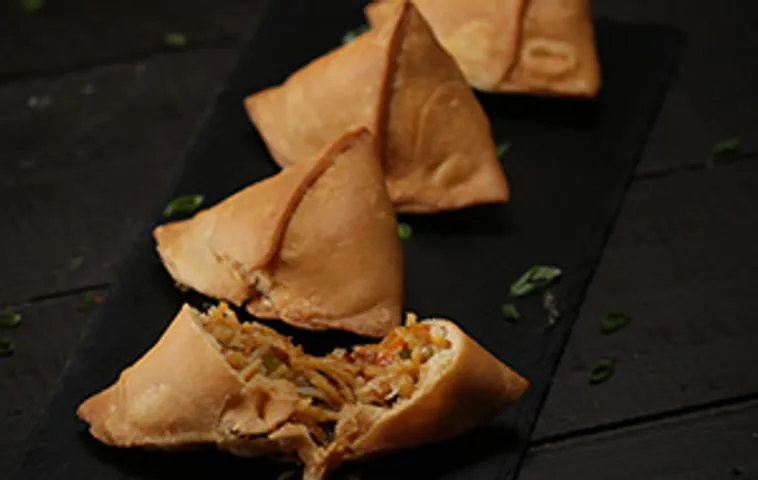 Spicy Noodle Samosa