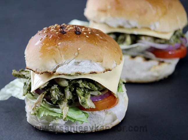 Indian Chicken Burger