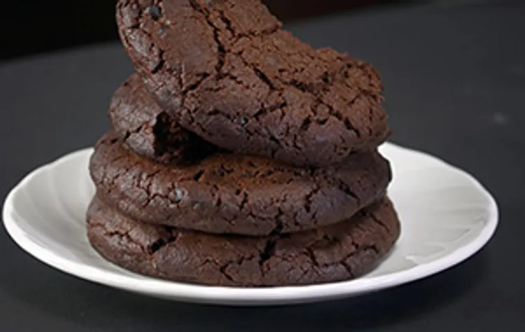 Triple Chocolate Cookies