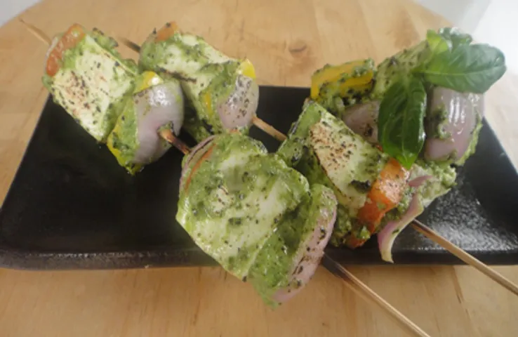 Pesto Paneer Tikka