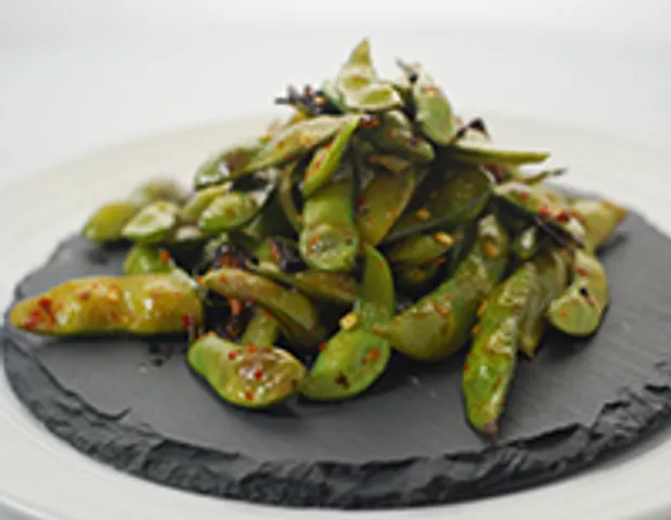 Chlli Garlic Edamame - Cook Smart