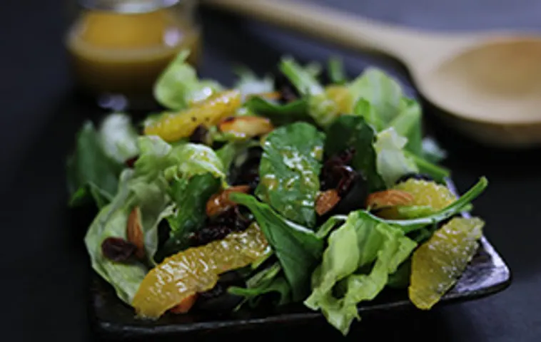 Mixed Greens Salad with Orange and Poppy Seed Dres
