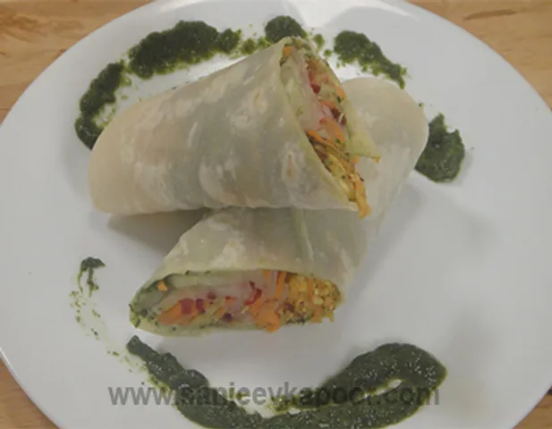 Paneer and Soya Wrap