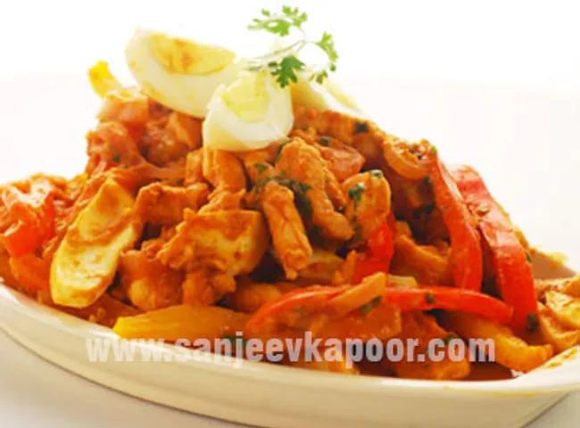 Bhuna Murgh Anda Masala