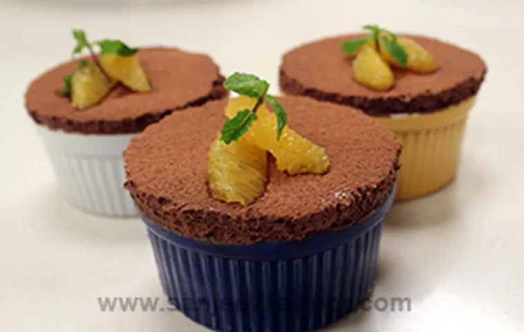 Chocolate and Orange Soufflé