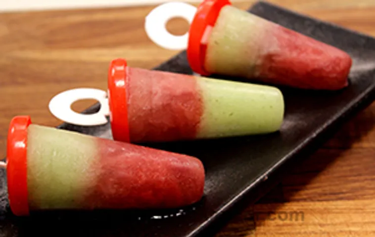 Cucumber, Mint and Kokum Popsicles