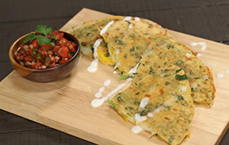 Thepla Quesadillas