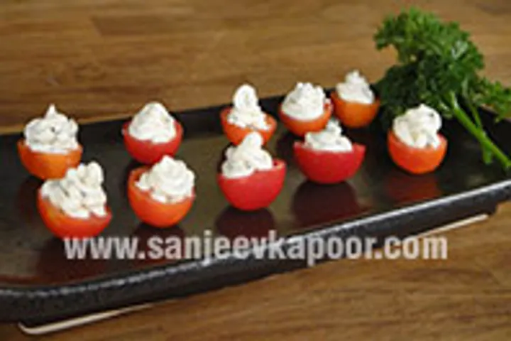 Creamy Cherry Tomato Bites