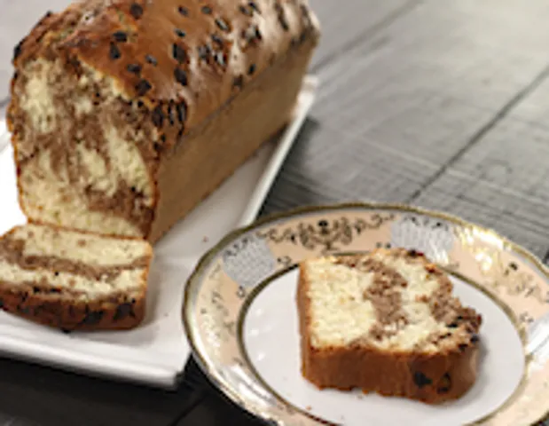 Chocolate Lemon Marble Cake