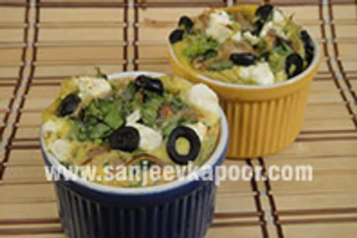 Goat Cheese Mixed Veg Fritata