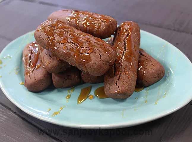 Chocolate Jumbles with Caramel