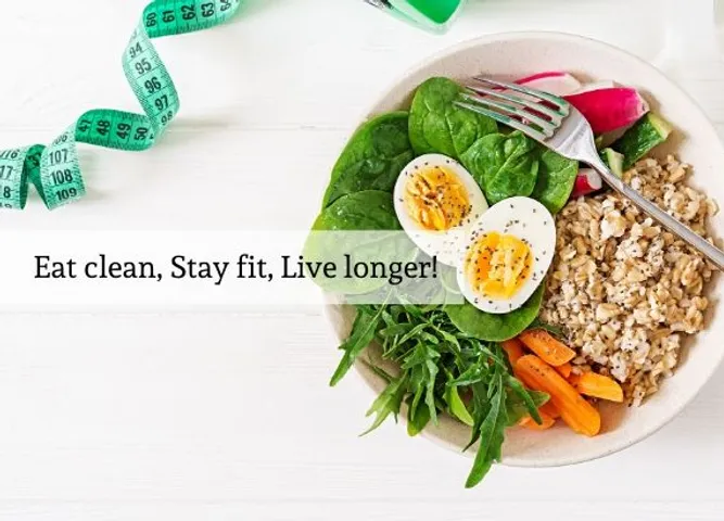 Eat clean stay fir live longer 