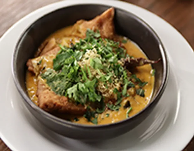 Samosa Kadhi Chaat - SK Khazana