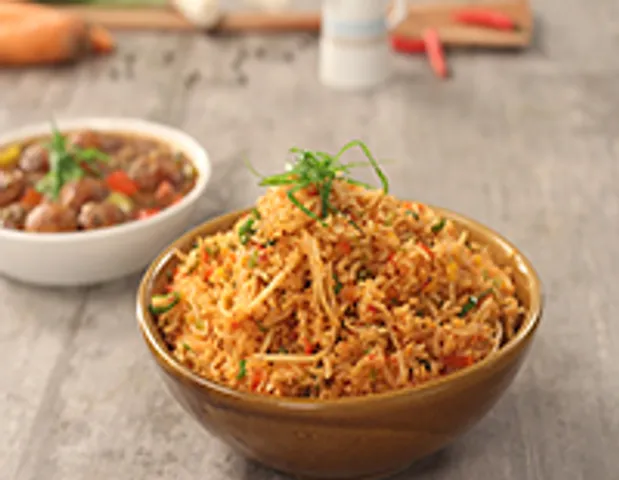 Veg Triple Schezwan Rice- SK Khazana