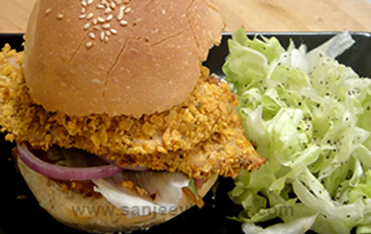 Baked Chicken Burger