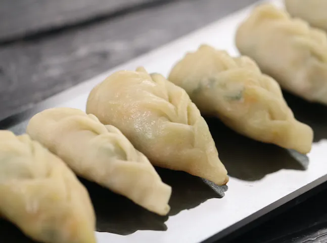Pan Fried Vegetable Momos
