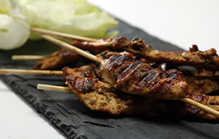 Curried Chicken Satay