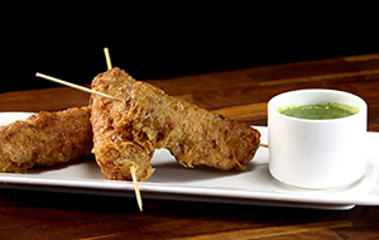 Cheese Stuffed Seekh Kababs