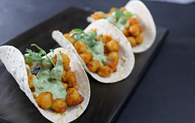 Indian Papad Tacos