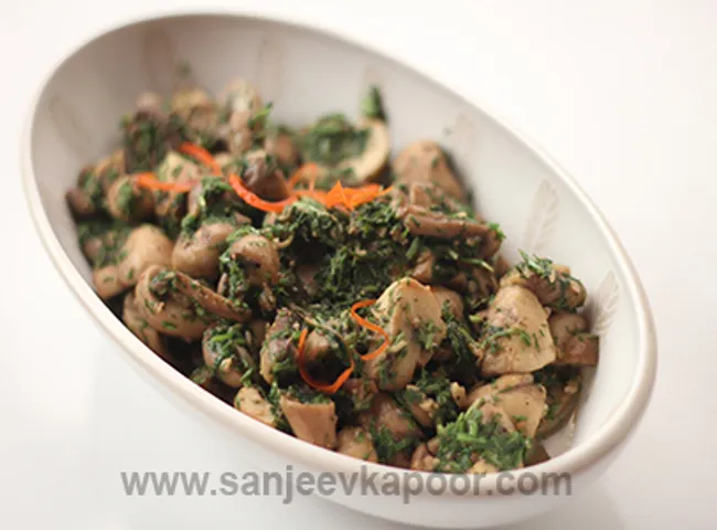 Mushroom with Suva and Garlic