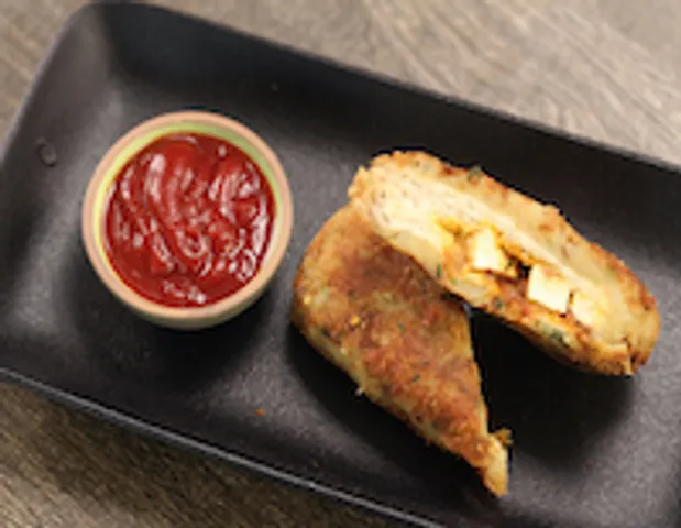 PANEER STUFFED POTATO SANDWICH -  skk